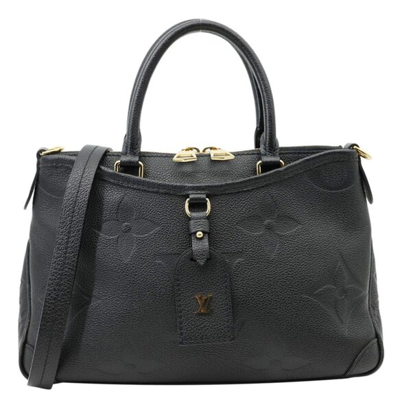 Louis Vuitton  Trianon PM Monogram Empreinte Leather Shoulder Bag Black - Picture 1 of 12
